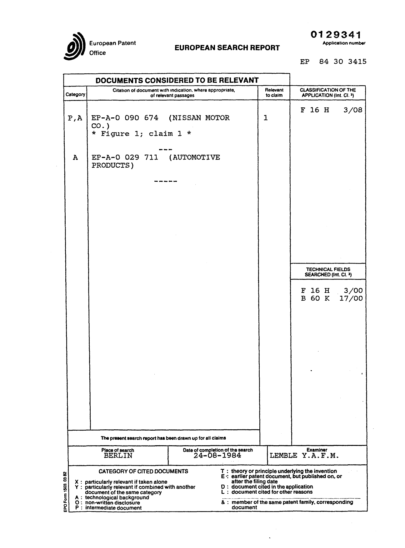 Patent EP0129341A1 Image 5