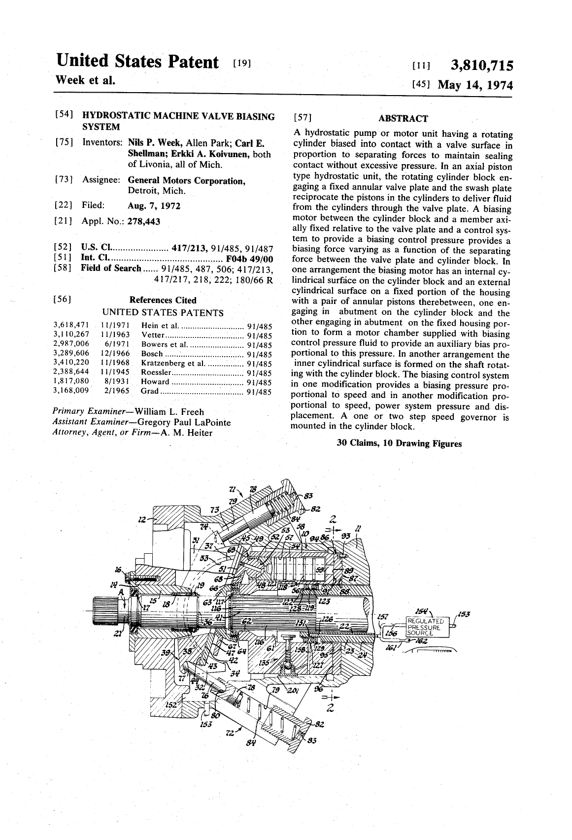 Patent US3810715A Image 1