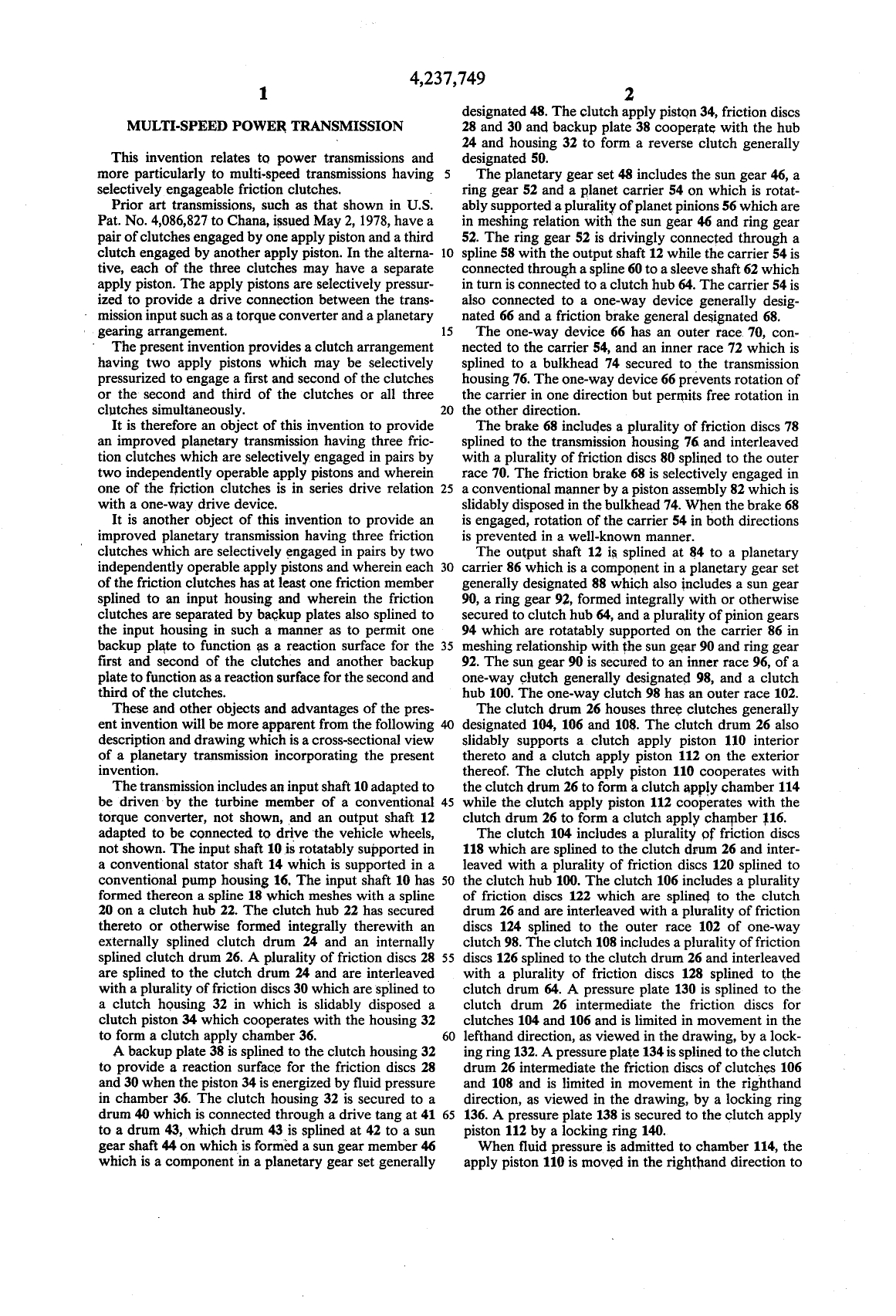 Patent US4237749A Image 3