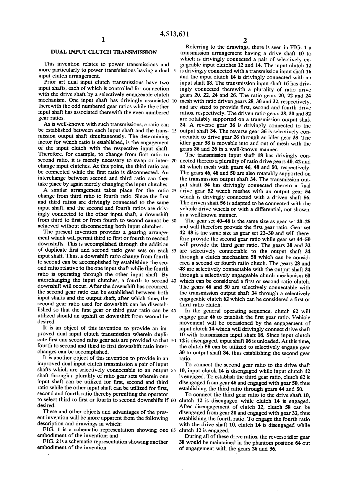 Patent US4513631A Image 3